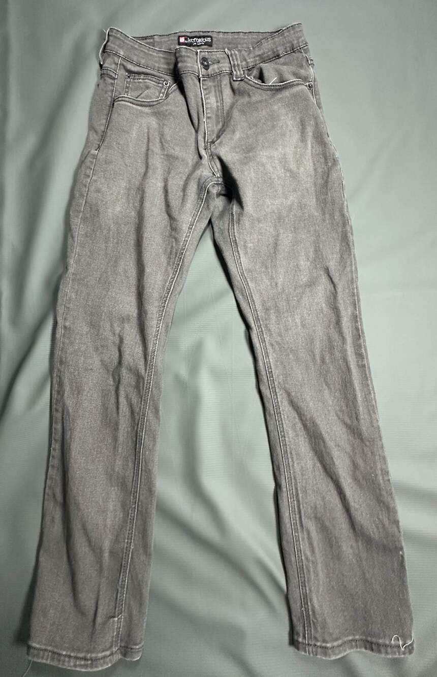 Victorious Los Angeles Grey Stretch Denim Jeans Size 30x32